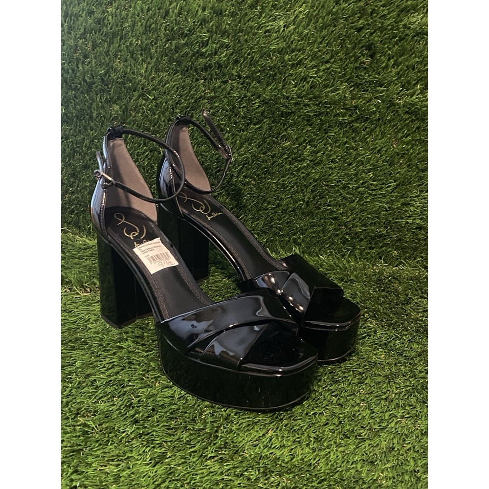 Sam Edelman Jullian Platform Patent Leather Heels shoes women's Sz 9.5